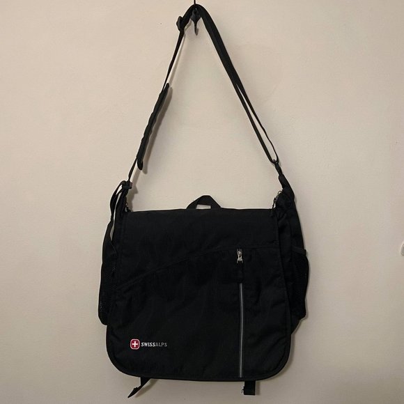 SwissGear Other - SwissAlps Black Laptop Messenger Crossbody Bag